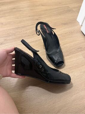 Vintage PRADA SPORT WEDGE HEEL from 90’s early 2000s